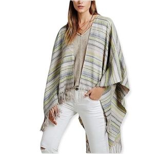 Free People Fringe Poncho